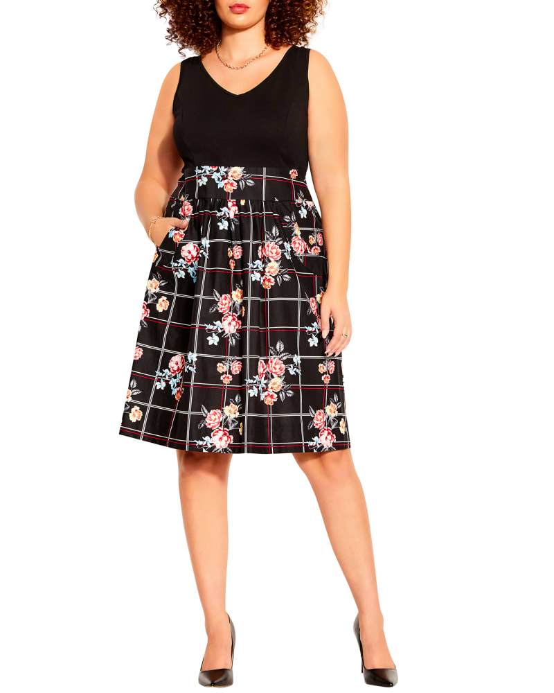 Plus size model wearing  by City Chic | Dia&Co | dia_product_style_image_id:195392